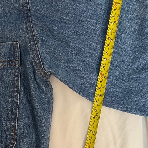 VIntage Orange Tab Levi Strauss & Co Mens Denim Shirt - Picture 7 of 15